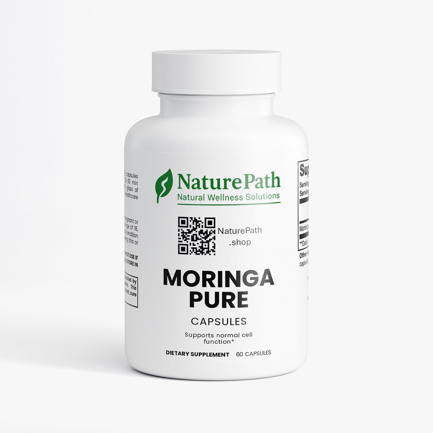 Moringa Pure - Organic Moringa Oleifera Leaf Capsules