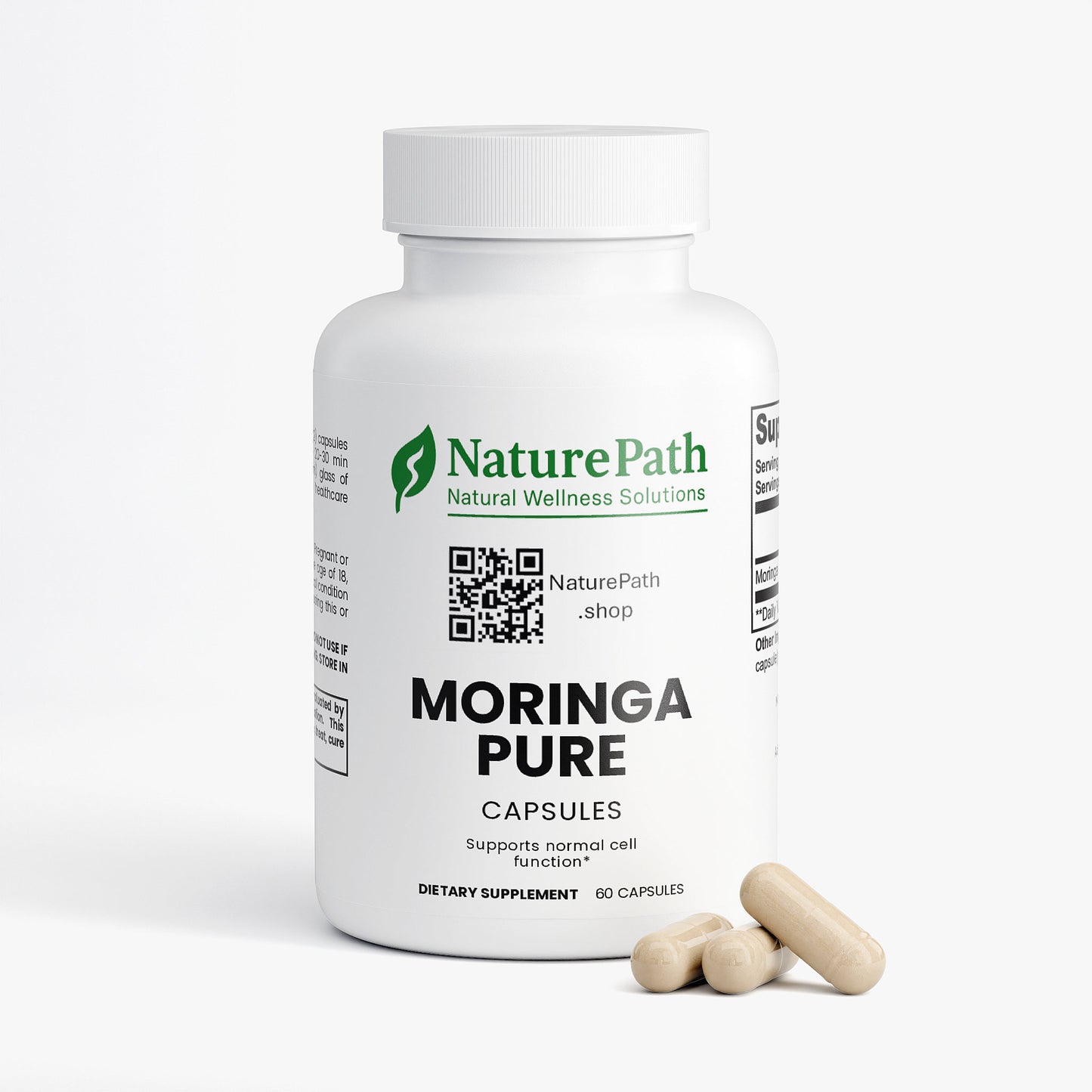 Moringa Pure - Organic Moringa Oleifera Leaf Capsules